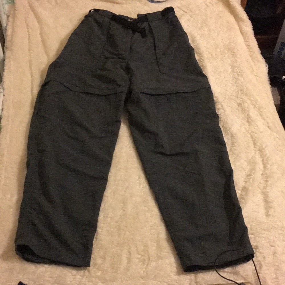 The North Face convertible hiking pants. Large